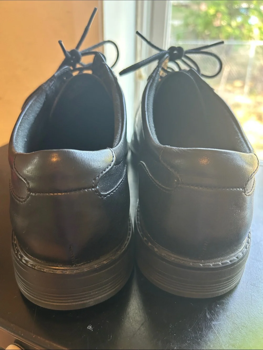 Bostonian Commonwealth black lace Oxfords size 13
